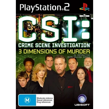 Ubisoft CSI 3 Dimensions Of Murder Refurbished PS2 Playstation 2 Game